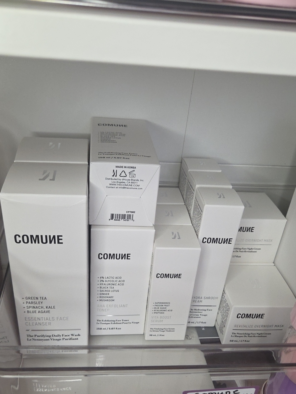 5 piece COMUNE Skin Care bundle  - Skin Purifying Daily Care.